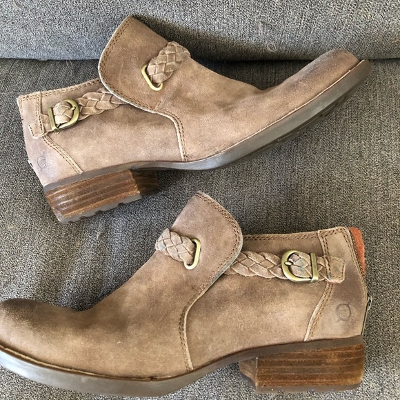 Born tan suede ankle booties - Picture 6 of 7